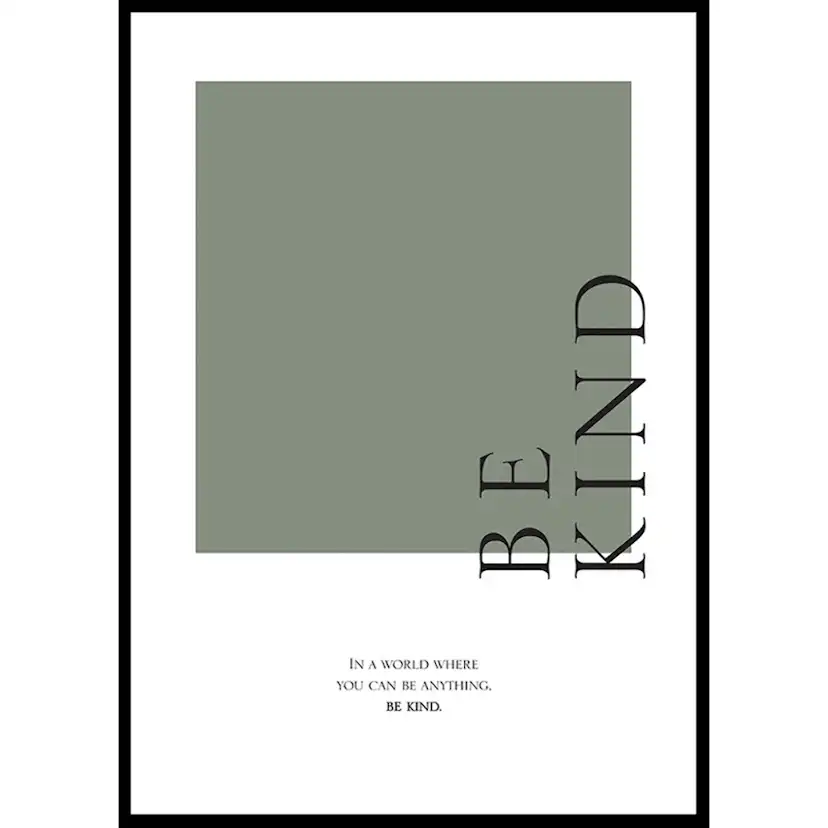 Poster Gallerix Be Kind