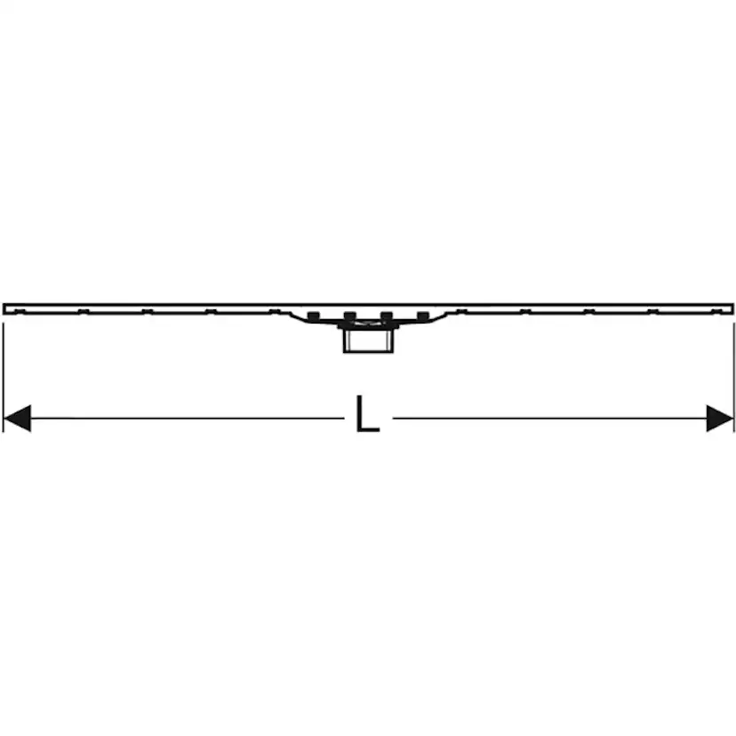 Golvränna Geberit CleanLine 80 Överdel