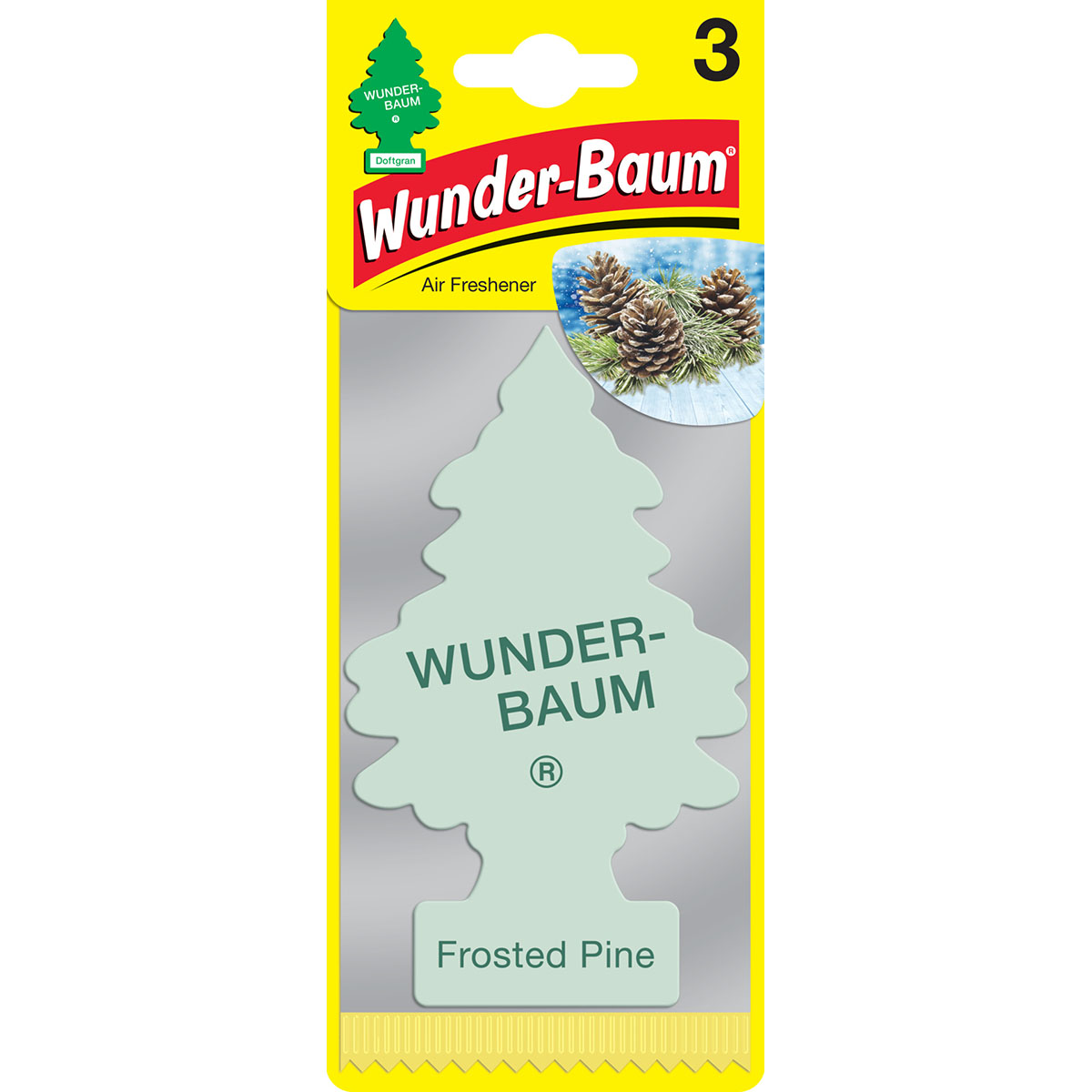 Luftfräschare Wunder-Baum Frosted Pine 3-pack