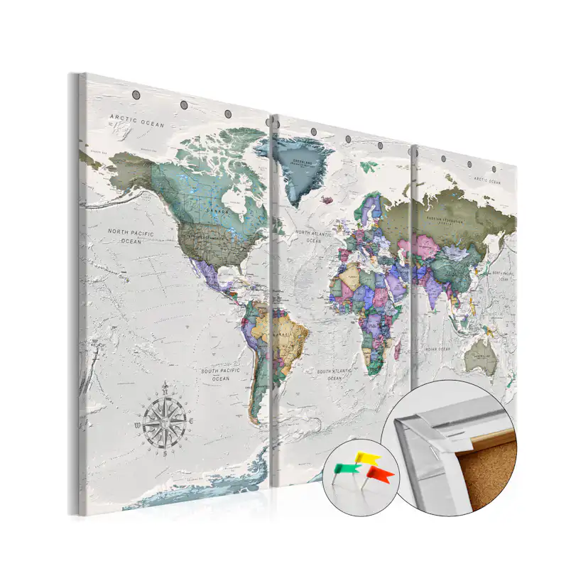 Anslagstavla Arkiio World Destinations 3 Delar