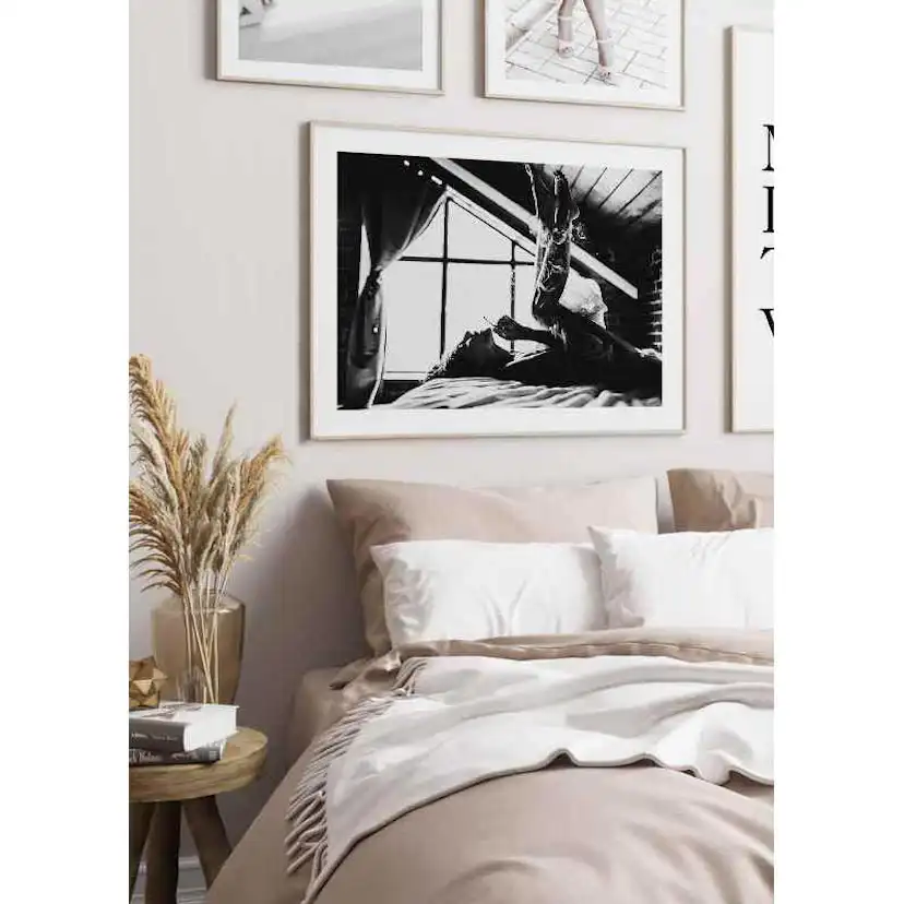 Poster Gallerix Smoking In Bed