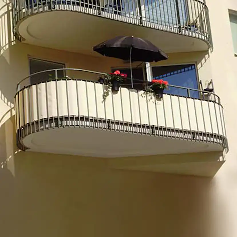 Balkongskydd Dittsolskydd Grå