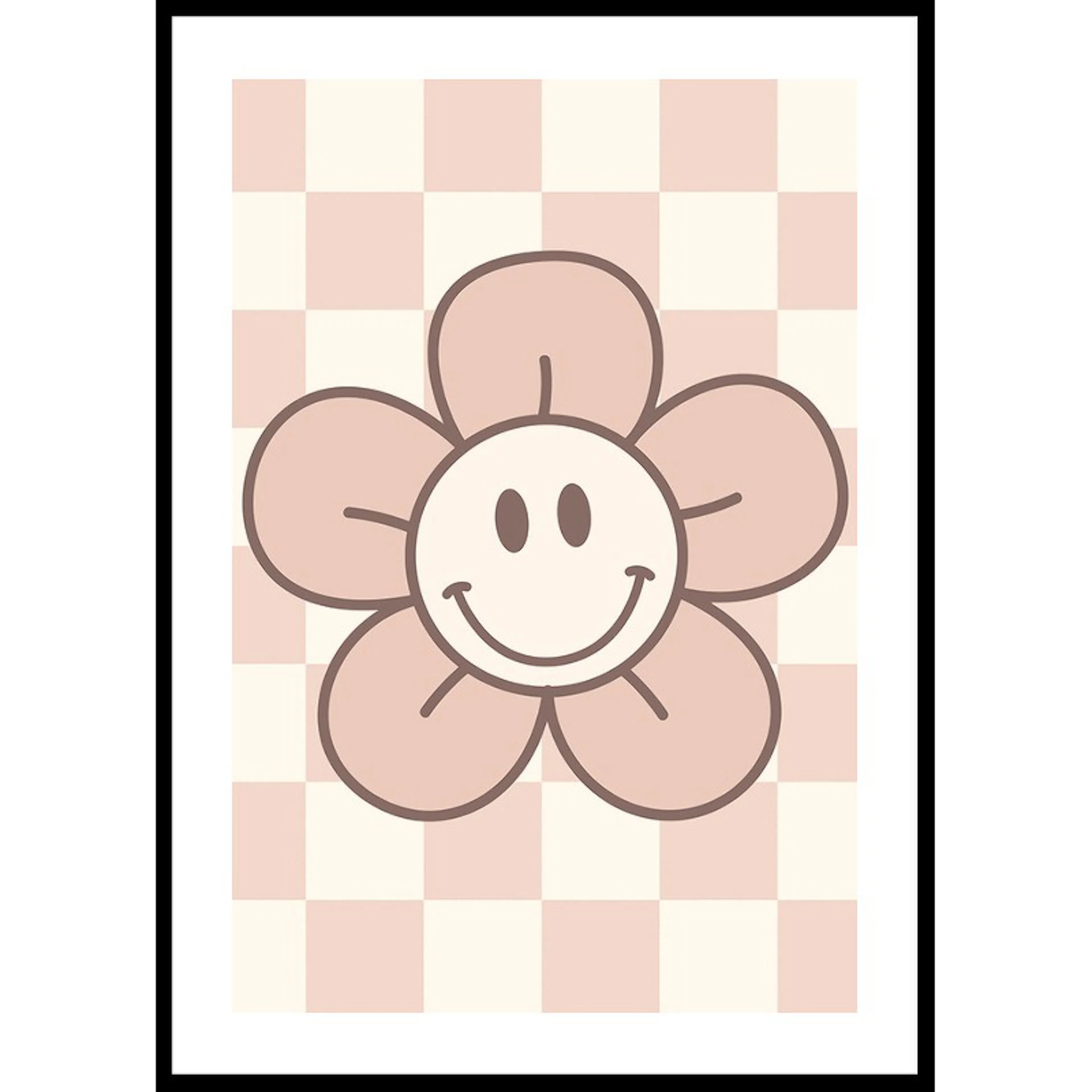 Poster Gallerix Pink Smiley Flower