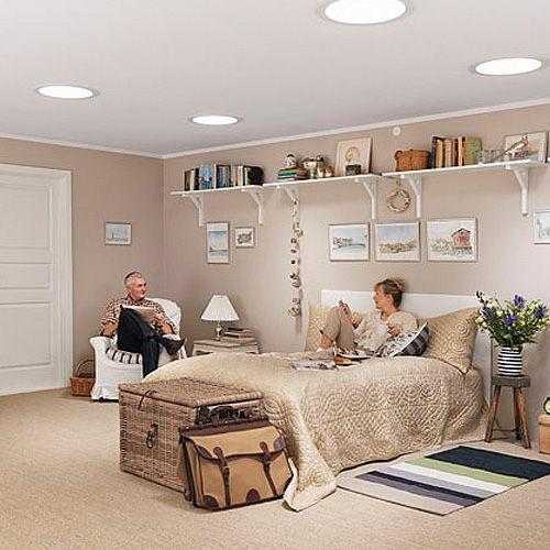 Ljustunnel Velux TWR för Profilerat Tak Fast Rör