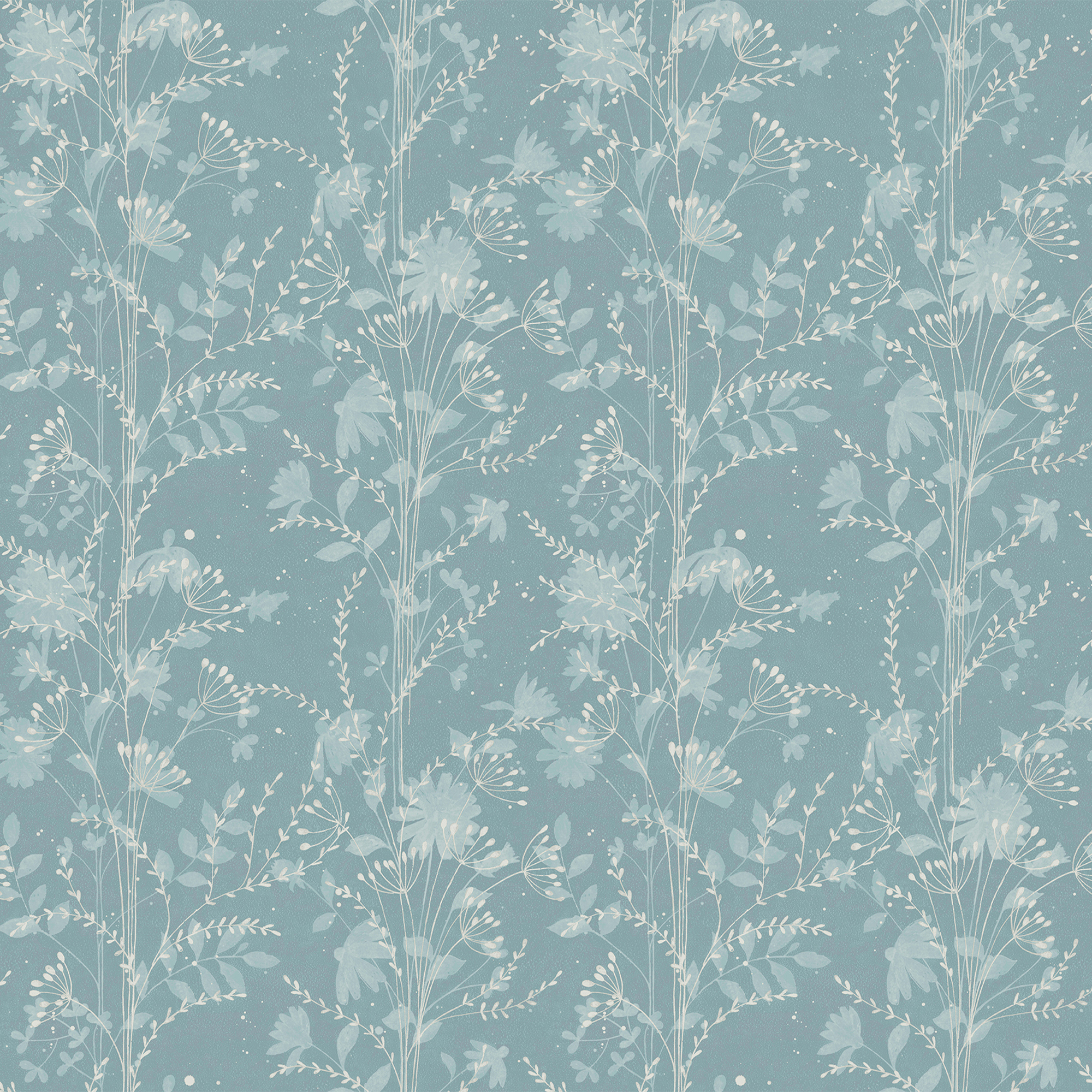 Tapet Laura Ashley Fennelton Pale Newport Blå 121079