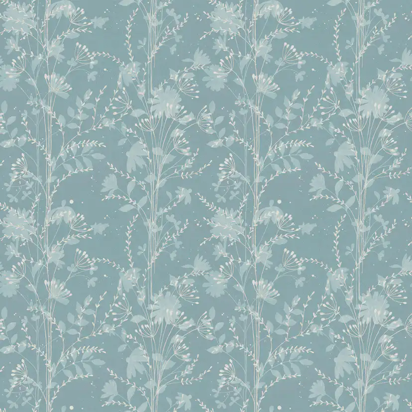 Tapet Laura Ashley Fennelton Pale Newport Blå 121079