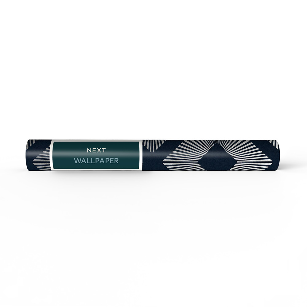 Tapet NEXT Deco Triangle Navy