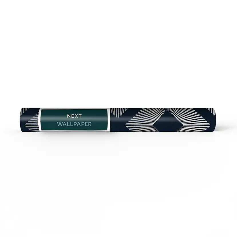 Tapet NEXT Deco Triangle Navy