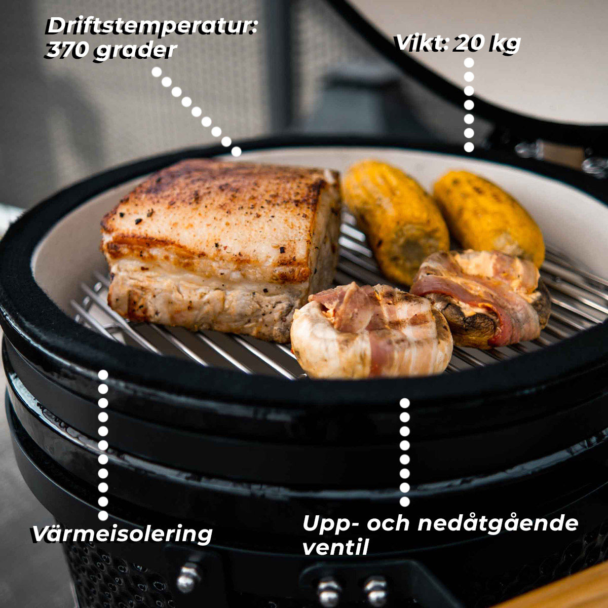Kamadogrill Limousin Professional 15"