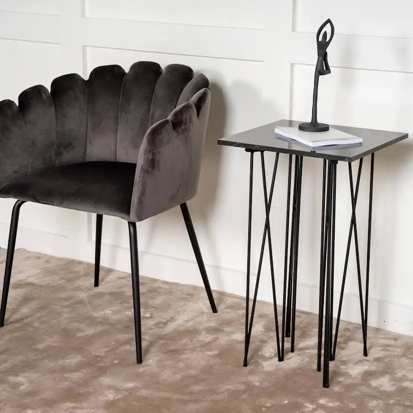 Sidobord furniture/fashion Stone 40 cm