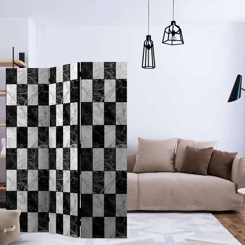 Rumsavdelare Arkiio Checker 135x172 cm