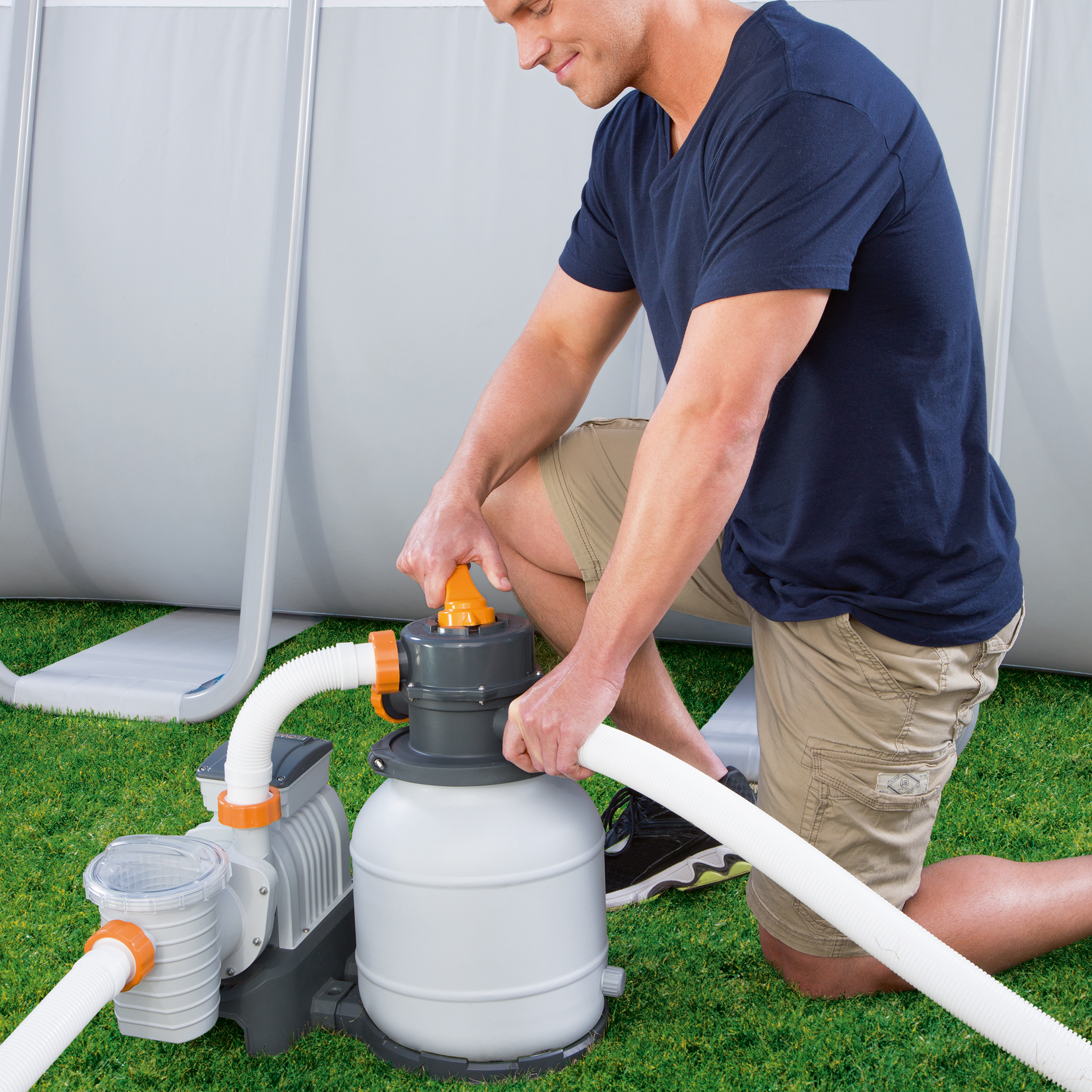 Sandfilterpump Bestway Flowclear Till Ovanmarkpool 1100-42300 Liter