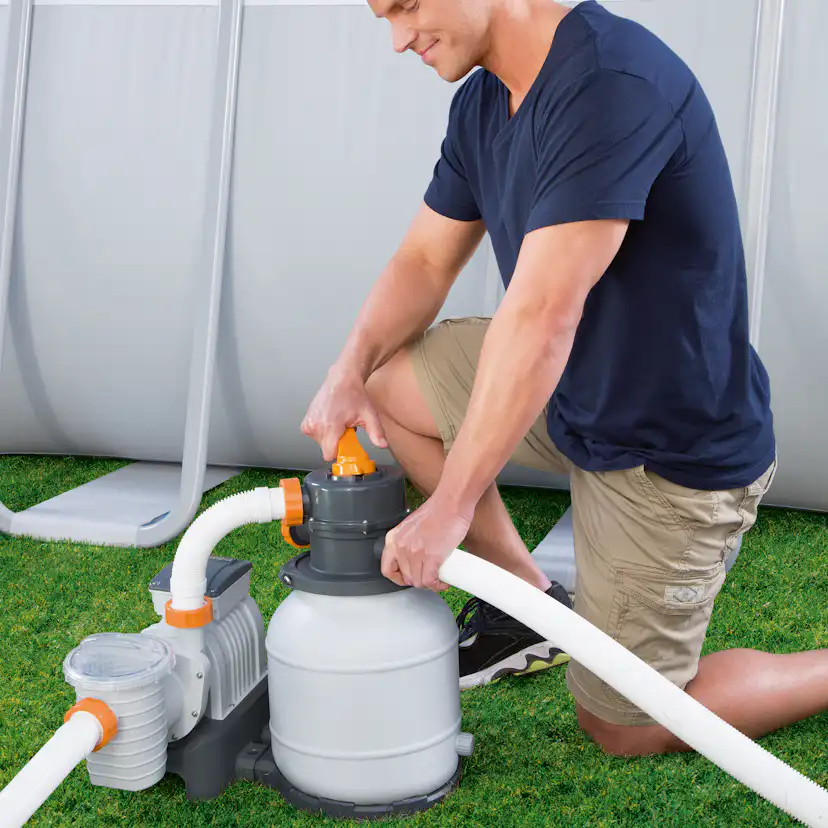 Sandfilterpump Bestway Flowclear Till Ovanmarkpool 1100-42300 Liter