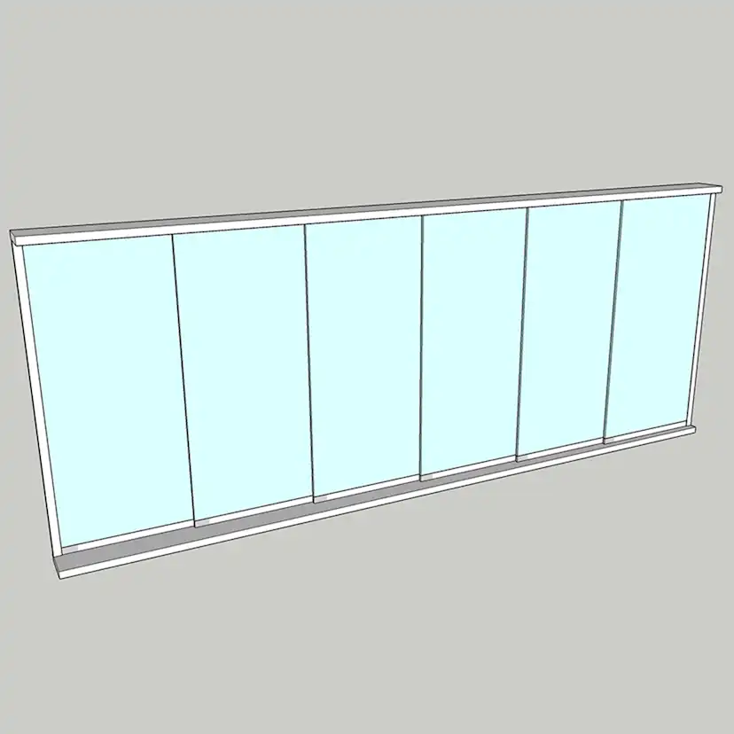 Skjutparti Allvy TuttoVetro Slide 6-Delad