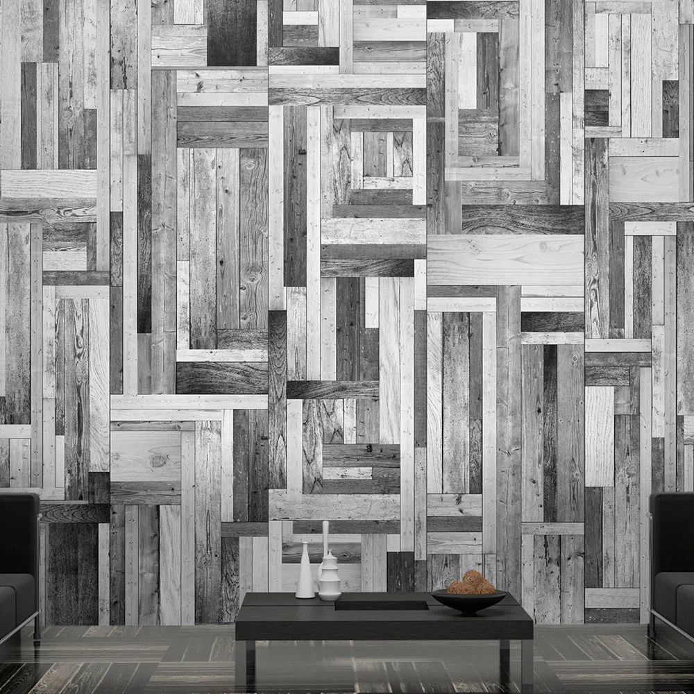 Fototapet Arkiio Gray labyrinth 50x1000 cm