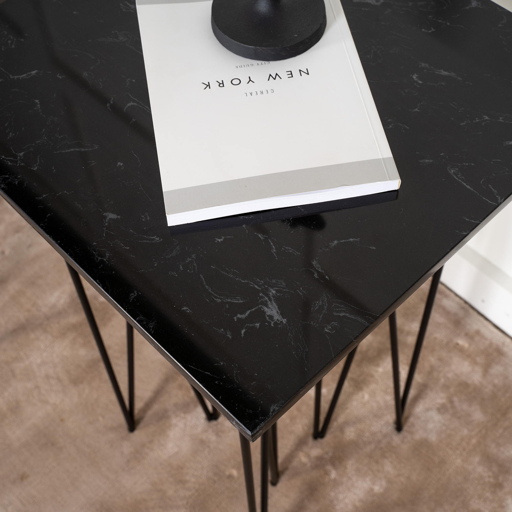 Sidobord furniture/fashion Stone 40 cm