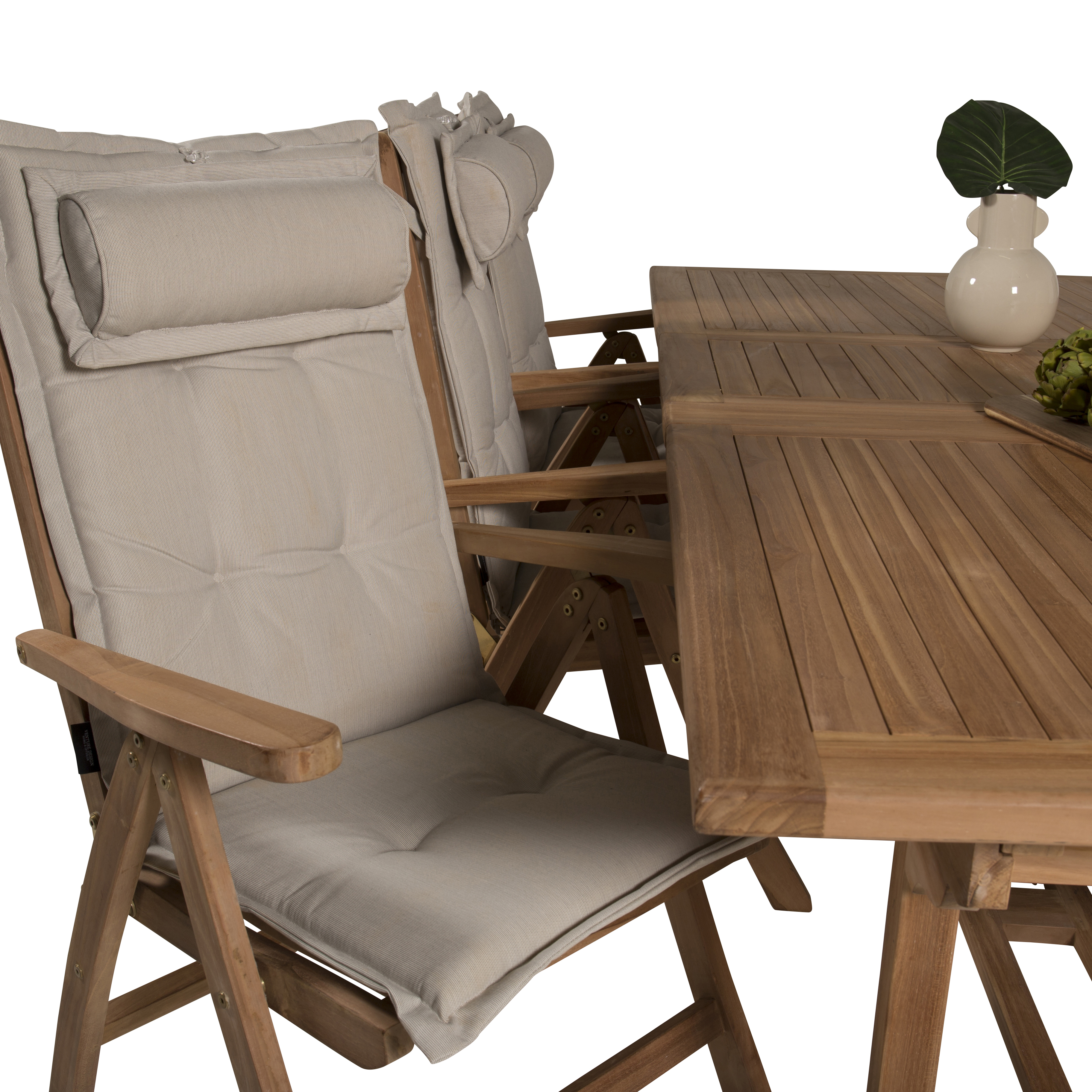 Matgrupp Venture Home Kiara 195/295 med 6 Positionsfåtöljer