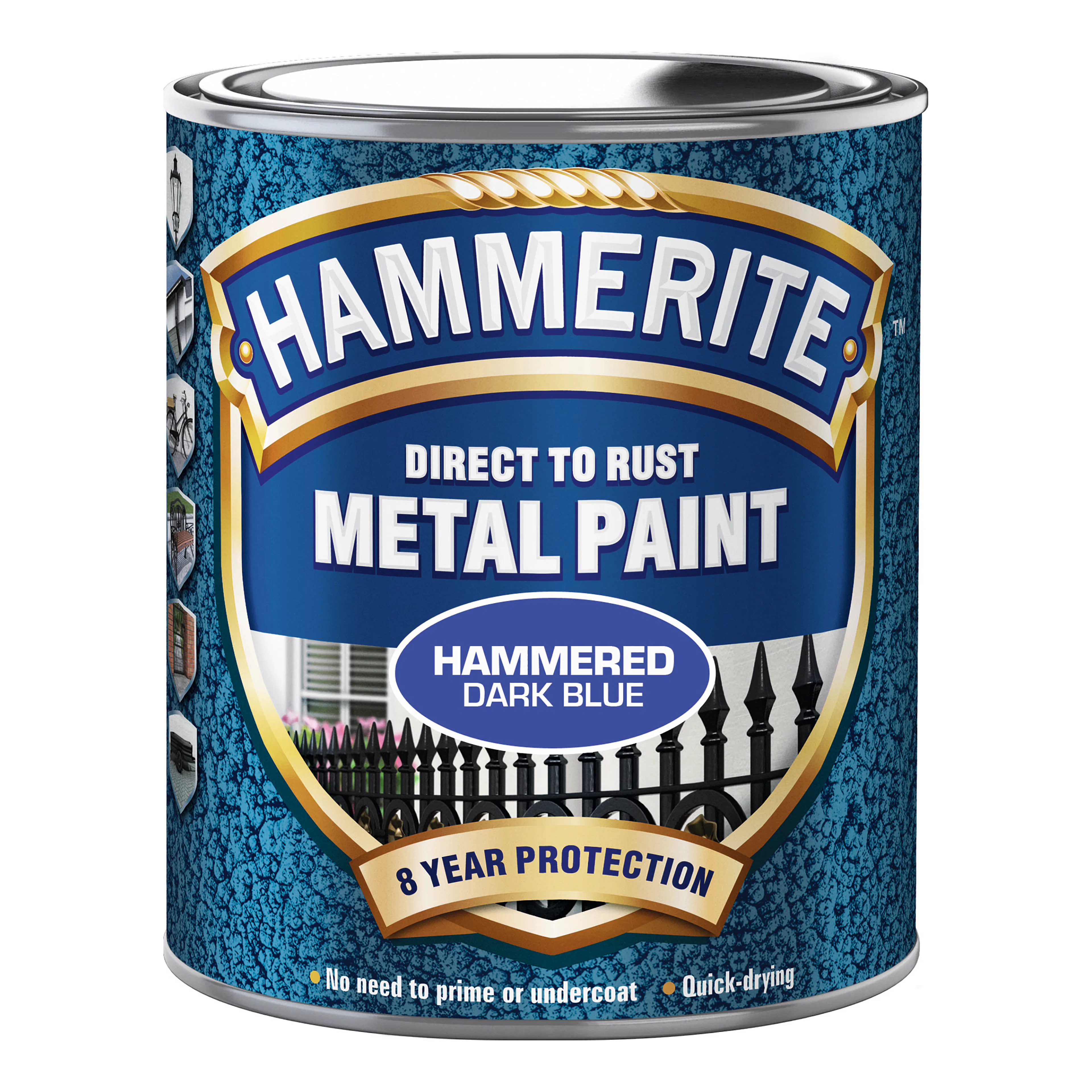 Rostskyddsfärg Hammerite Hammarlack Mörkblå 750ml