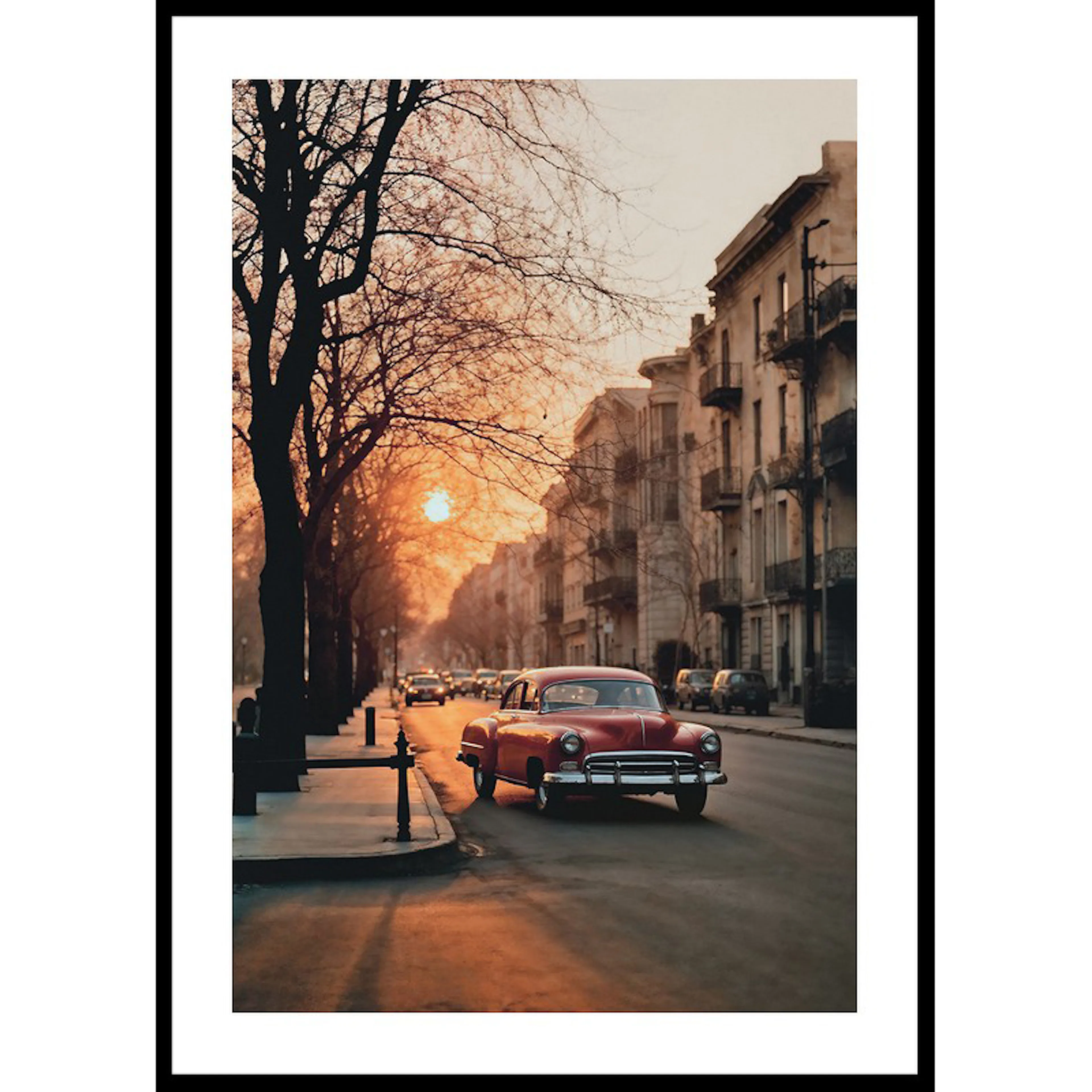 Urban Vintage Car 30x40 30x40 cm