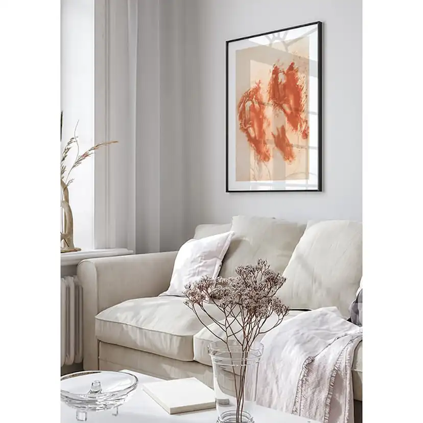 Poster Gallerix Study in Orange By René Le Bègue