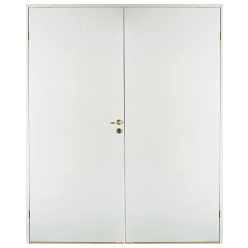 Parinnerdörr Lättdörr Vit Slät B:130 cm H:210 cm Bredd 130 cm, Höjd 210 cm