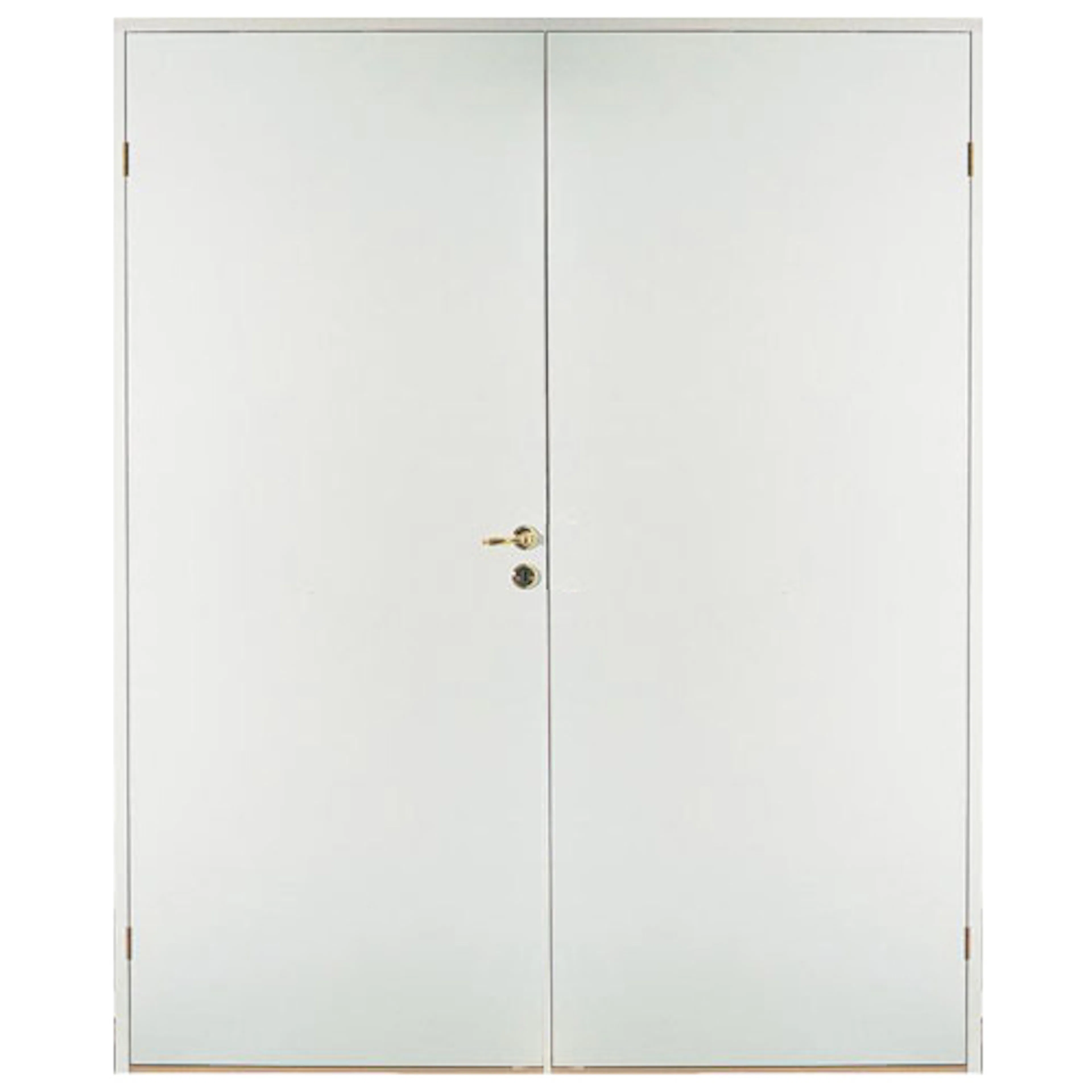 Parinnerdörr Lättdörr Vit Slät B:130 cm H:210 cm Bredd 130 cm,  Höjd 210 cm