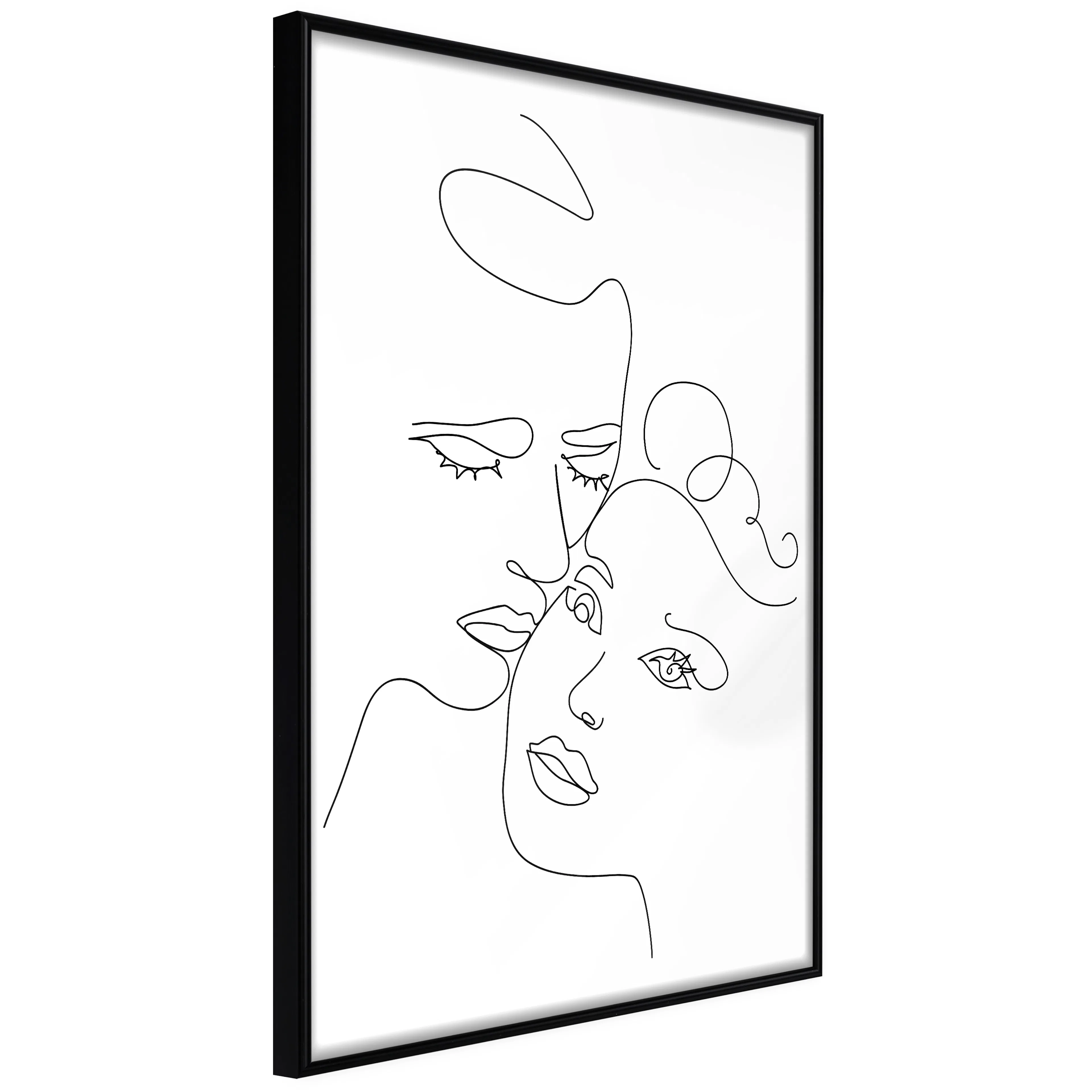 Affisch - Lovers [Poster] 40x60 Svart ram, 40x60 cm
