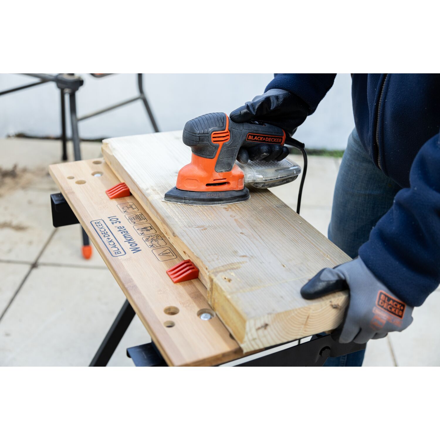 Slipmus Black&Decker KA2000 120W 3-Pack Till Slipnät