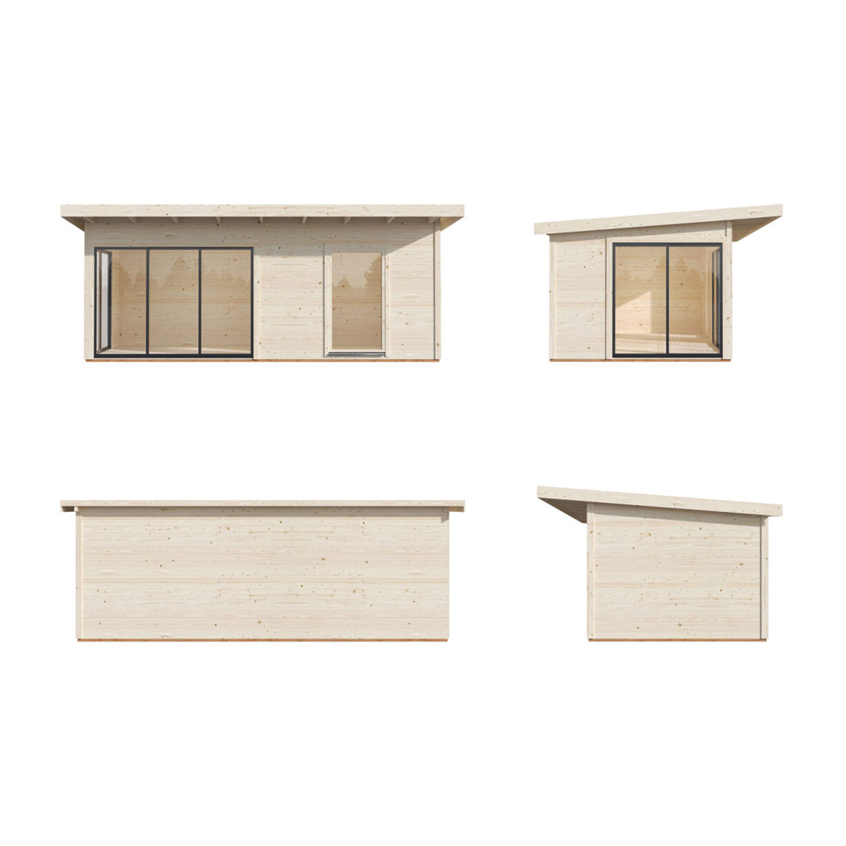 Stuga Palmako Andrea 17,9 m2 (inv. 17,1 m2)