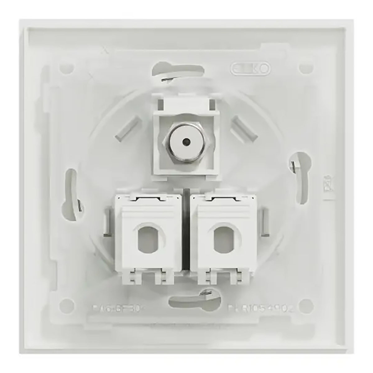 Vägguttag Elko One Modularuttag 2x8 K6 UTP