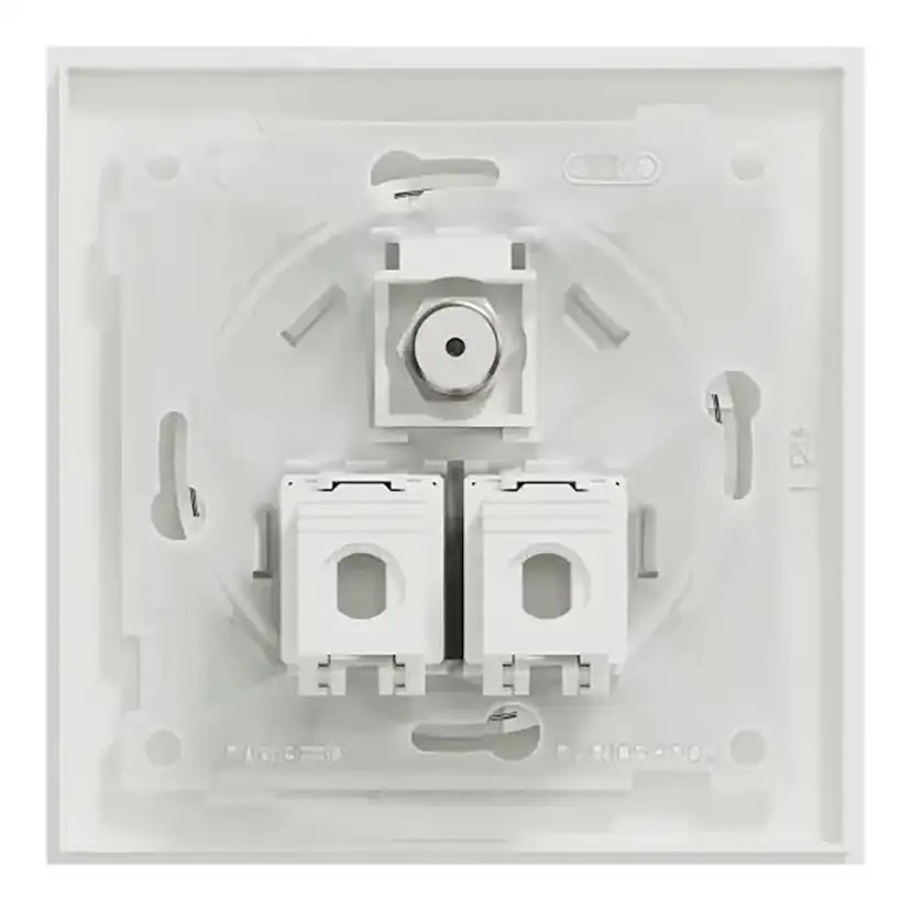 Vägguttag Elko One Modularuttag 2x8 K6 UTP