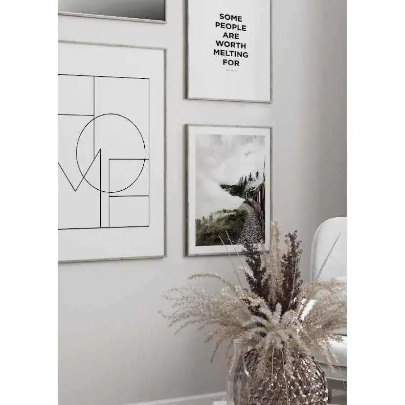 Poster Gallerix Home Line Art