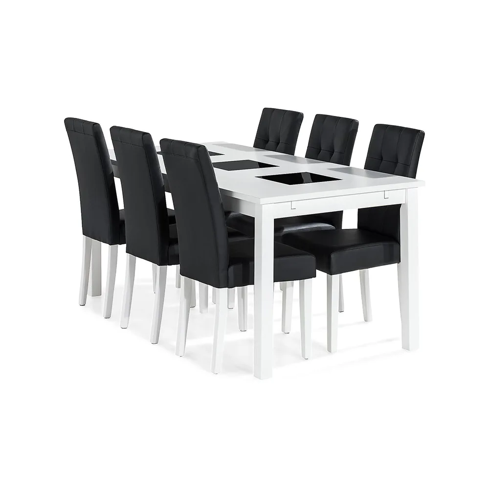 Matgrupp In Living Jasmin Förlängningsbar med 6 Viktor Stolar