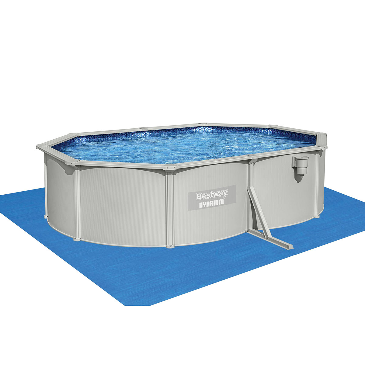 Stålväggspool Bestway Hydrium Oval 5x3,6 m