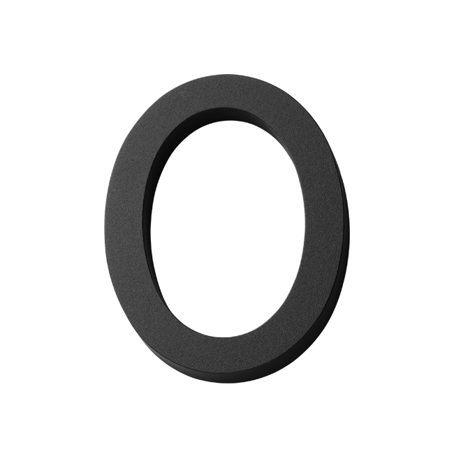 Husnummer Habo Selection Modern Små Svart