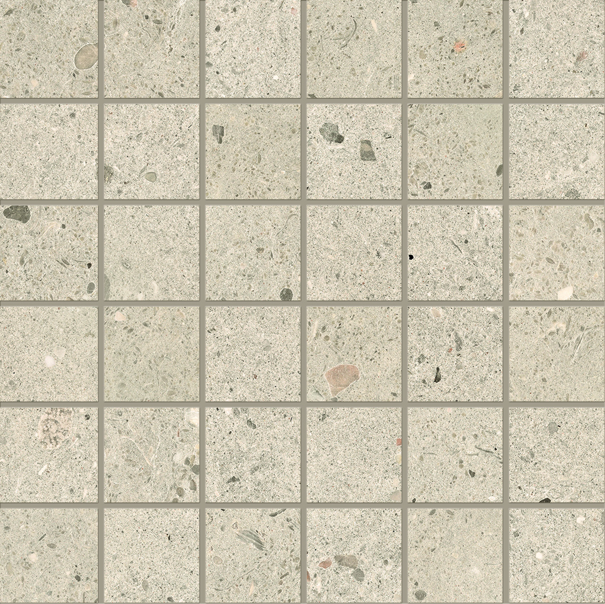 Mosaik Lhådös Slite Beige mosaik 5x5 cm