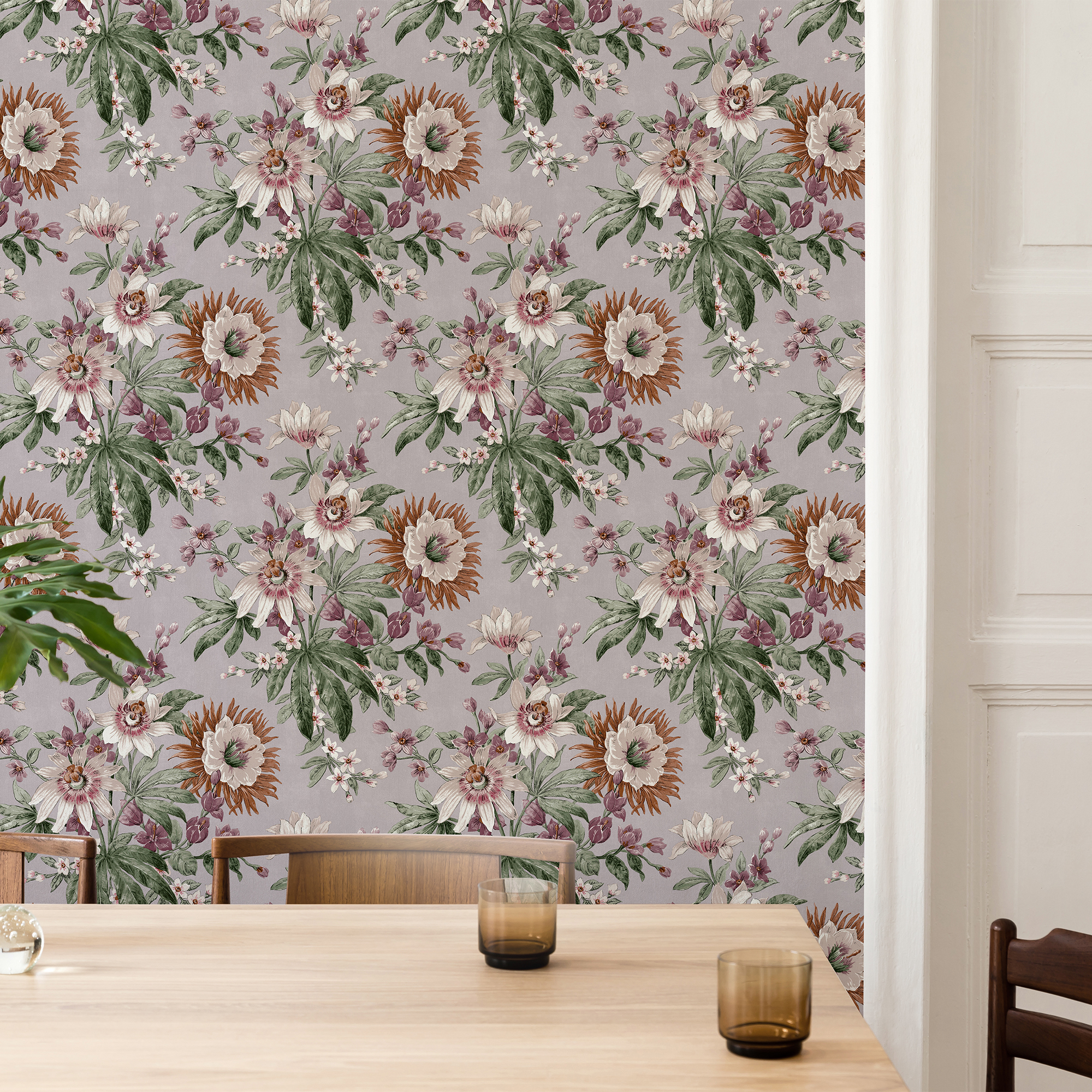 Tapet Sublime Elegant Flower 121158 EasyUp, Mönstrad Lila