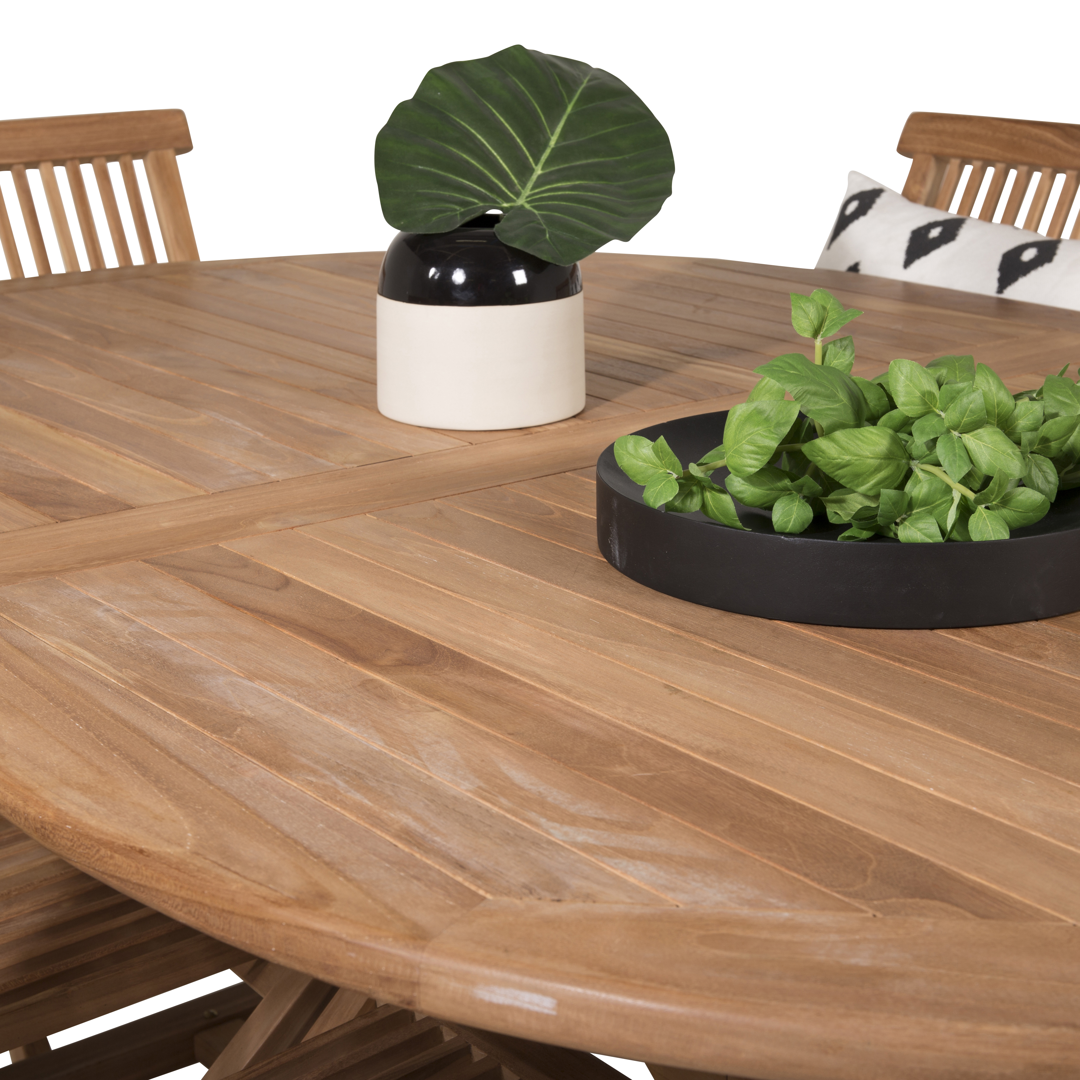 Matgrupp Venture Home Kiara 180/240 med 6 Stolar Utan Armstöd