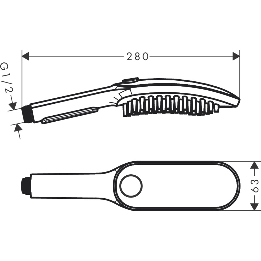 Handdusch Hansgrohe DogShower 150 3jet med Massagemunstycke