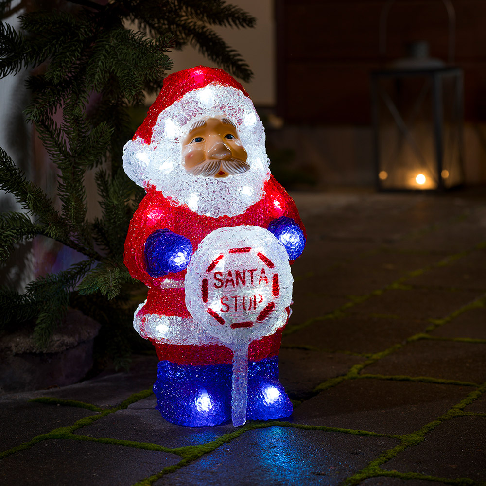 Dekorationsbelysning Gnosjö Konstsmide Tomte+skylt