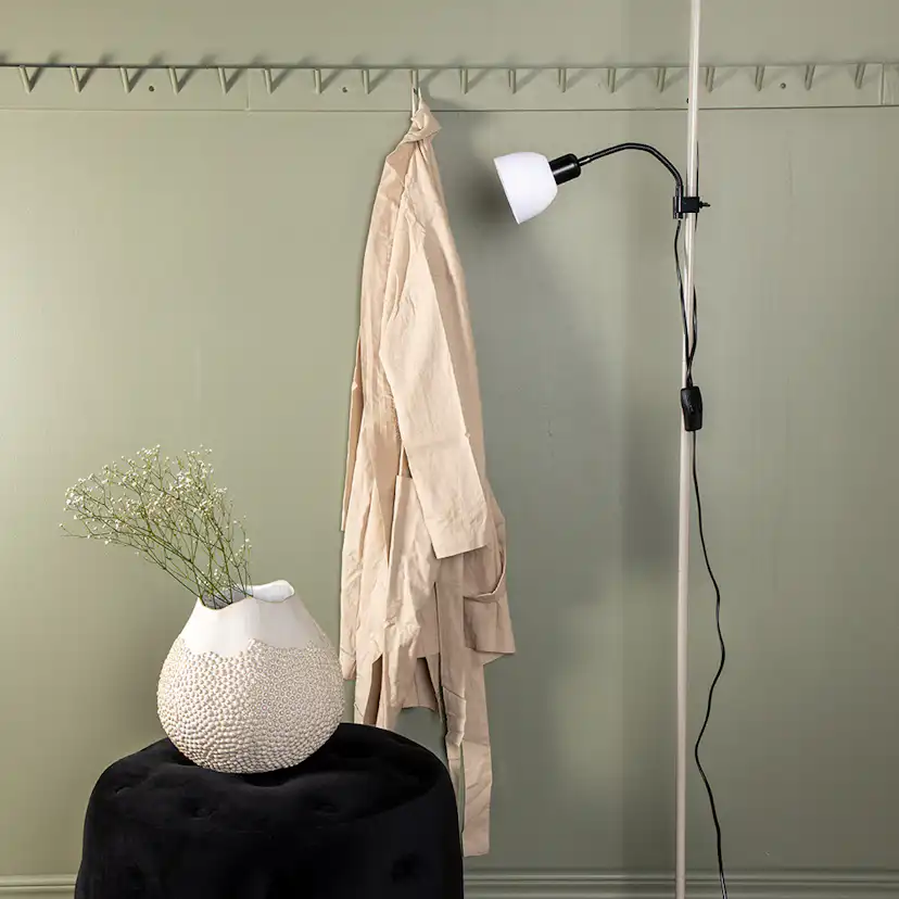 Bagasi -Floor Lamp - Beige/White Beige/Vit/Svart