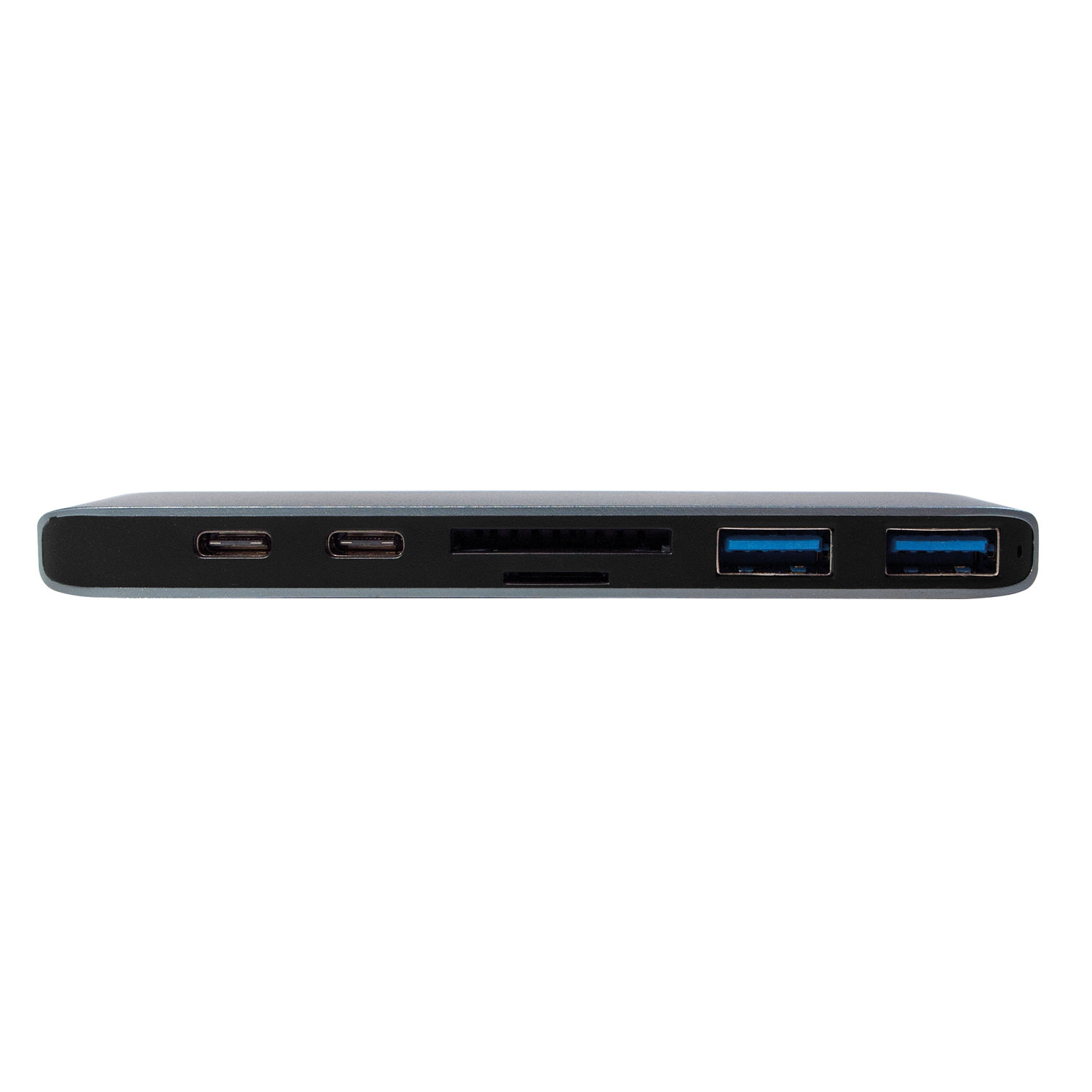 Adapter LogiLink Dual USB-C 7-in1 Hub PD 100W
