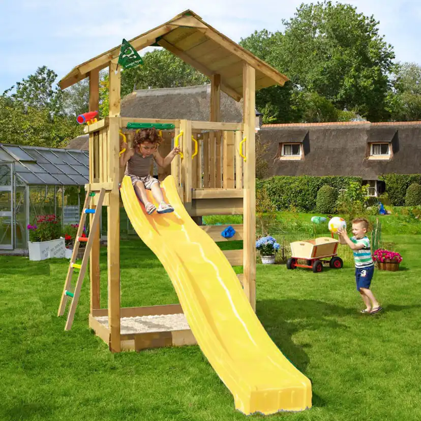 Jungle Gym Sierra lektorn komplett inkl. gul rutschkana Gul