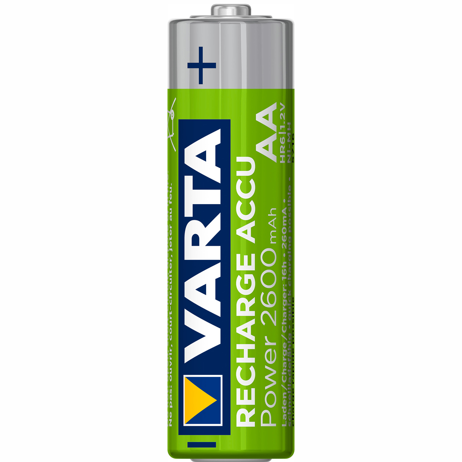 Batteri VARTA Laddningsbara Alkaliska AA 2600 mAh 4-Pack