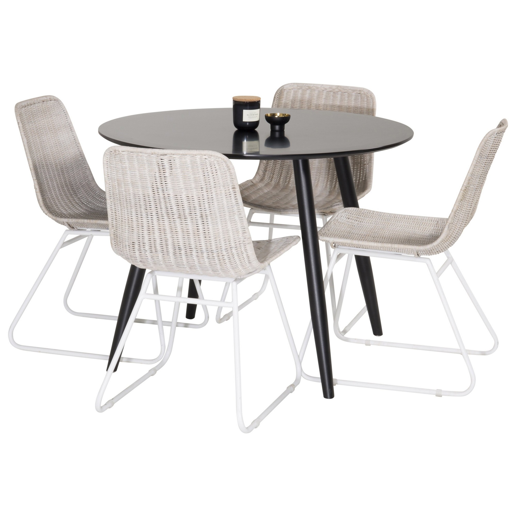 Matgrupp Venture Home Plaza med 4st Cirebon Stolar