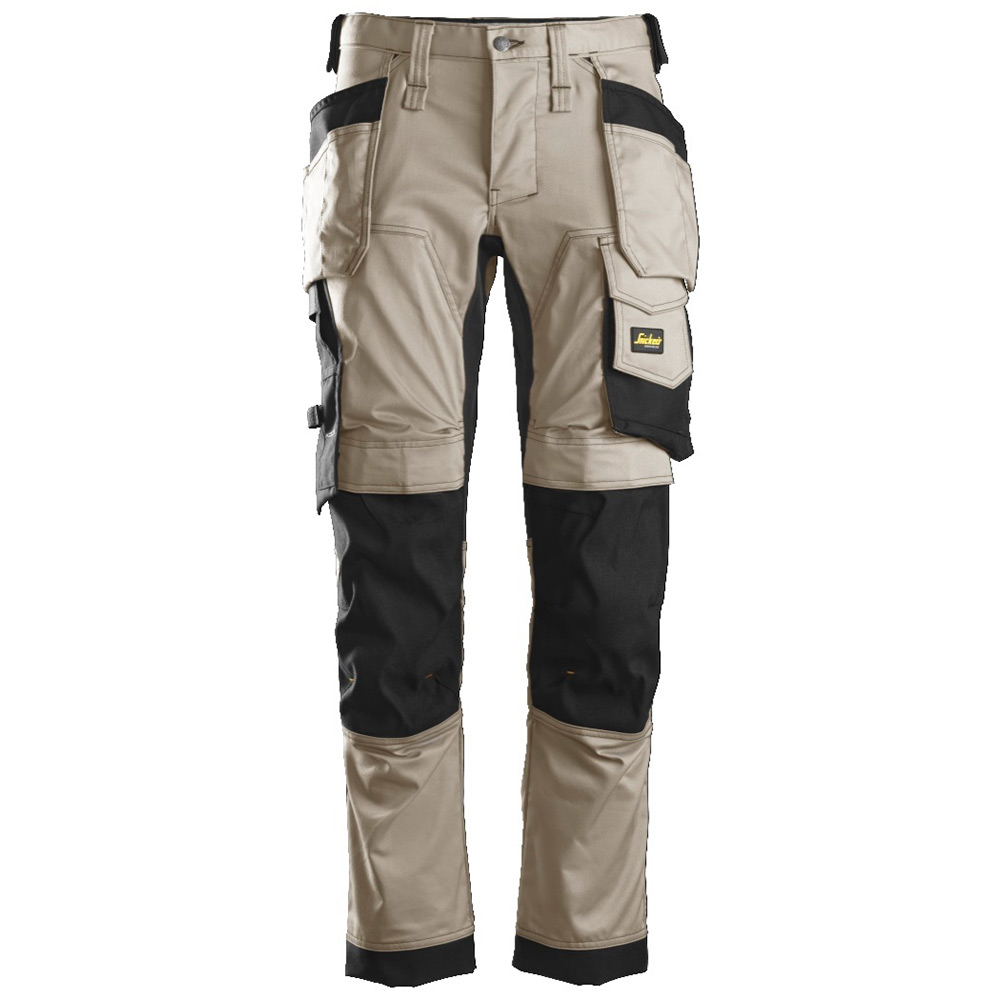 Arbetsbyxa Stretch AW HF Storlek: 116, Färg: Khaki\Black