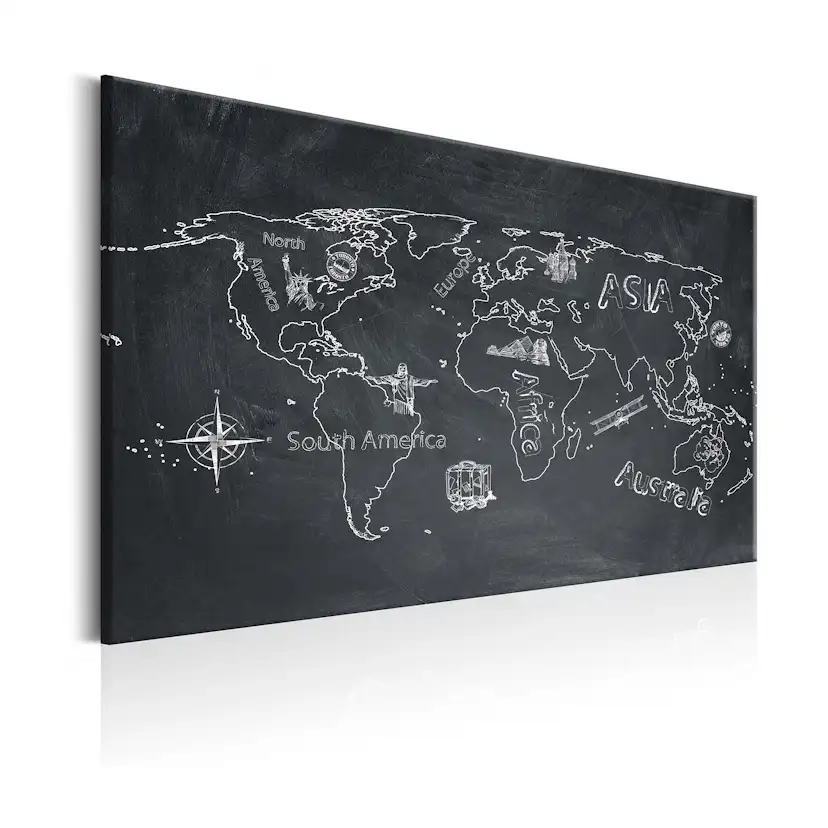 Tavla Arkiio World Map Travel Broadens The Mind