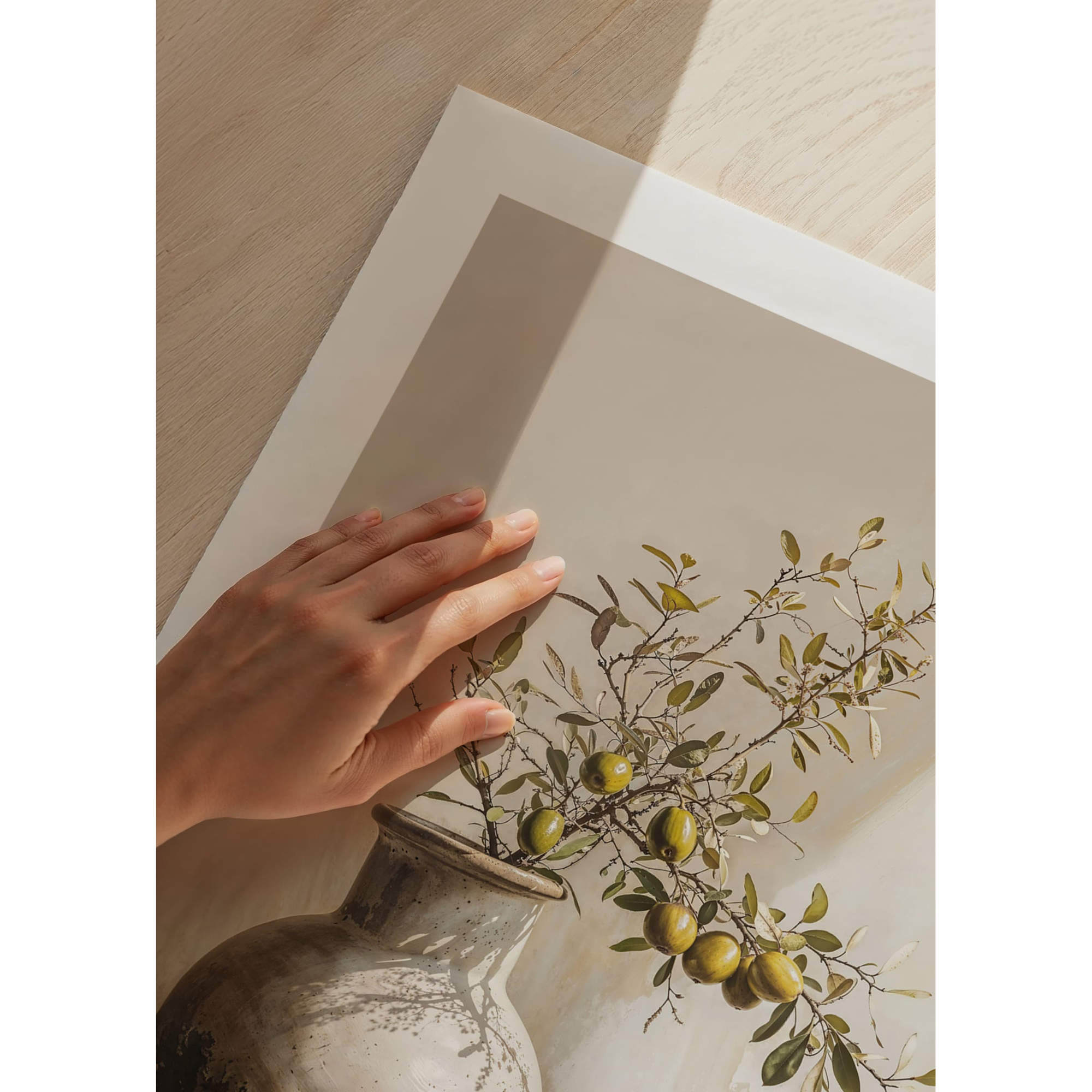 Poster Gallerix Olive Branch Still Life