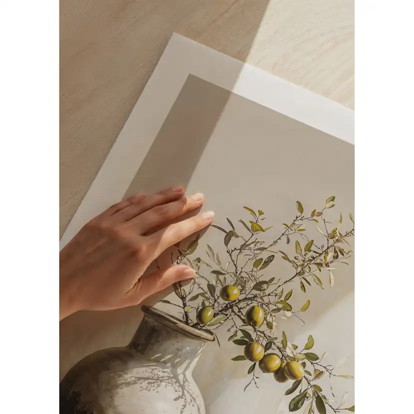 Poster Gallerix Olive Branch Still Life