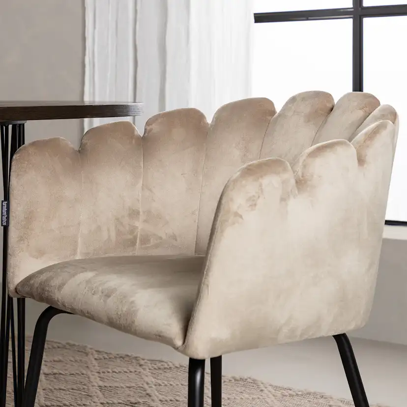 Matgrupp furniture/fashion Stone med 4 Limhamn Stolar